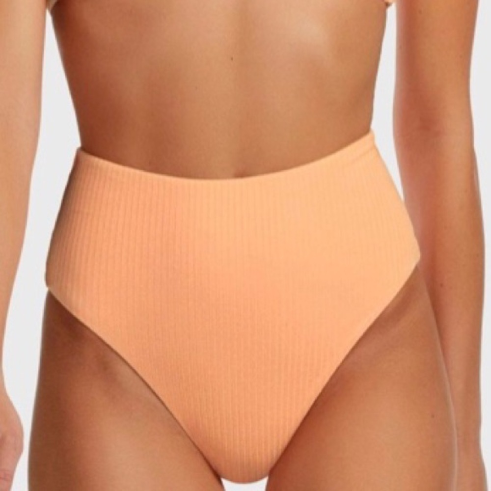 Vitamin A High Waist Bikini Bottom- Nectar